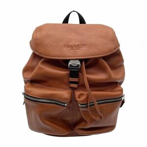 COACH Smooth Leather Backpack/Daypack F71728 Brown Men's/Women's